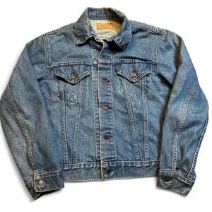 Vintage Levi's Trucker Jacket 70505 0217 Size 42 Made‎ in USA